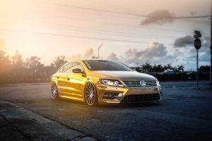 Volkswagen, Volkswagen Passat, Passat, Gold, Car, Tuning