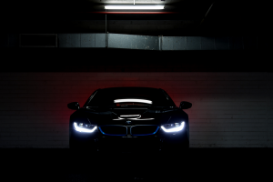 BMW I8, Car, Vehicle, Parking Lot, Lights, Electric Car