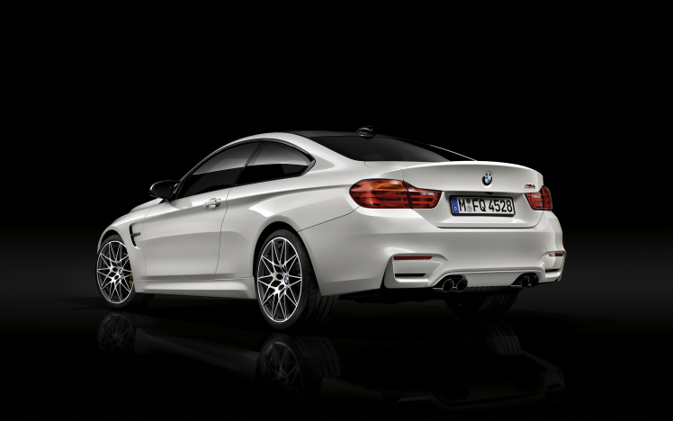 BMW M4, Car, Vehicle, Reflection, Simple Background HD Wallpaper Desktop Background