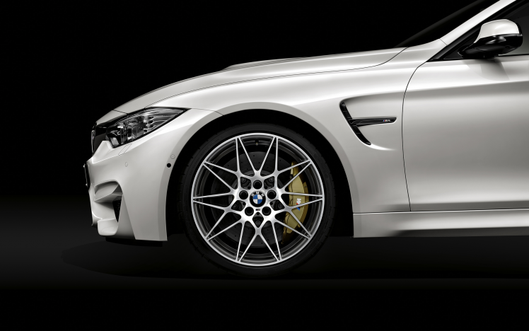 BMW M4, Car, Vehicle, Simple Background, Rims HD Wallpaper Desktop Background