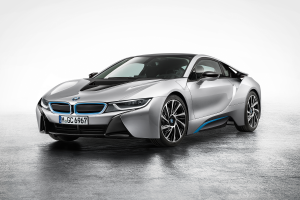 BMW I8, Car, Vehicle, Electric Car, Simple Background