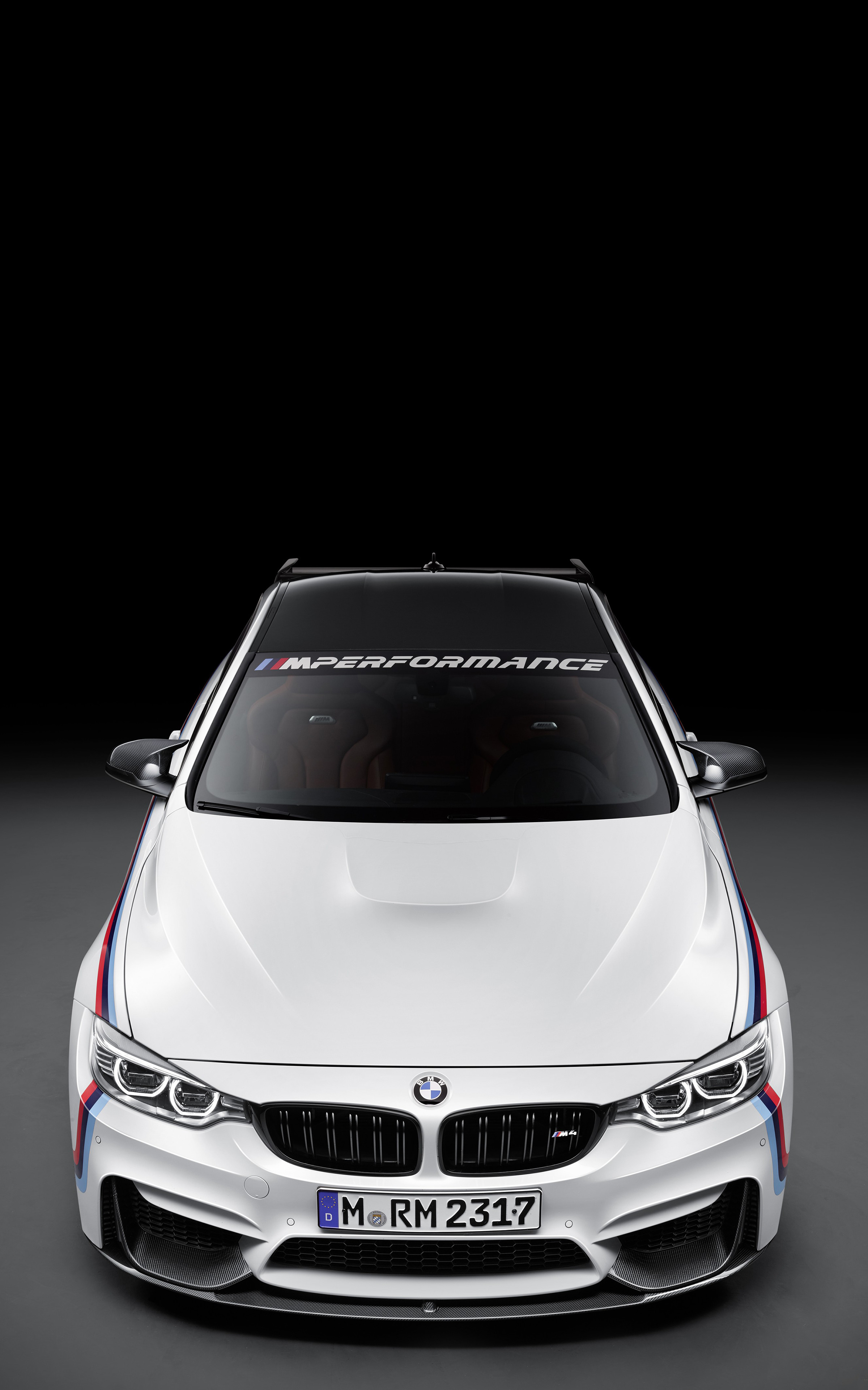 BMW M4, Car, Simple Background, Vehicle, Portrait Display Wallpaper