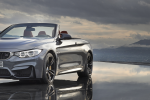 BMW M4, BMW M4 Cabrio, Car, Vehicle, Convertible, Reflection, Dual Monitors, Multiple Display
