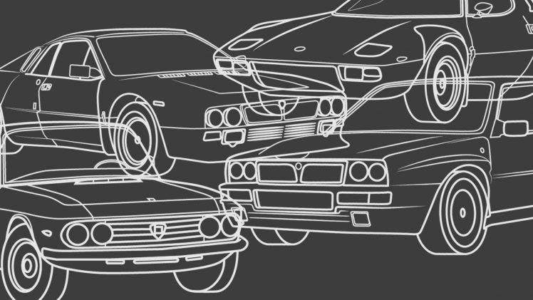 Rally, Rally Cars, Car, Vector, Lancia Stratos, Lancia Delta, Illusions HD Wallpaper Desktop Background