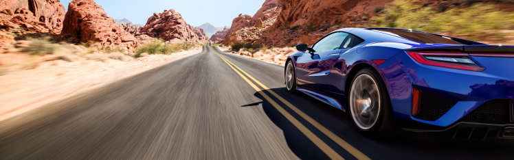 Acura NSX, Road, Motion Blur, Car, Vehicle, Dual Monitors, Multiple Display HD Wallpaper Desktop Background