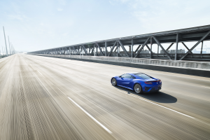 Acura NSX, Car, Vehicle, Road, Motion Blur