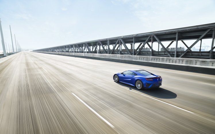 Acura NSX, Car, Vehicle, Road, Motion Blur HD Wallpaper Desktop Background
