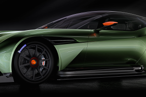 Aston Martin Vulcan, Car, Vehicle, Spotlights, Dual Monitors, Multiple Display, Simple Background
