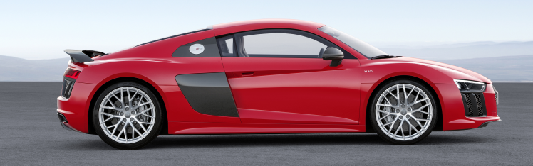 Audi R8, Car, Vehicle, Super Car, Dual Monitors, Multiple Display, Red Cars HD Wallpaper Desktop Background