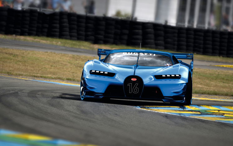 Bugatti Vision Gran Turismo, Car, Video Games, Gran Turismo 6, Vehicle, Race Tracks, Super Car HD Wallpaper Desktop Background