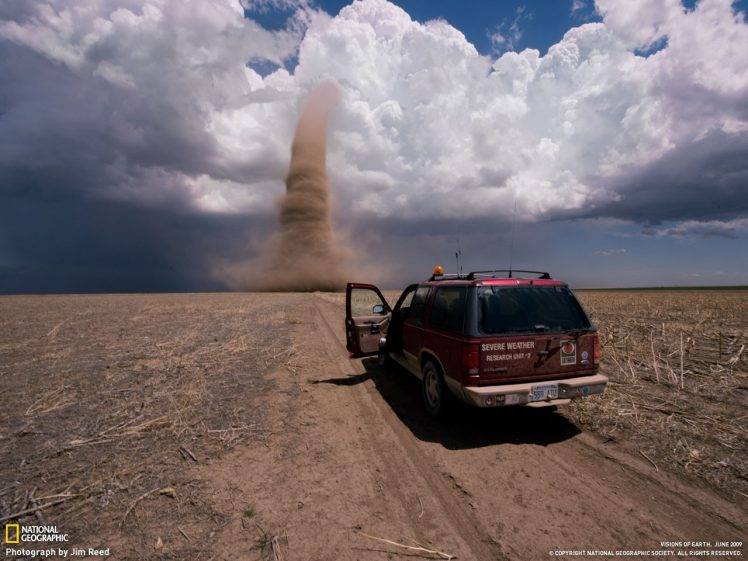 tornado, Car HD Wallpaper Desktop Background