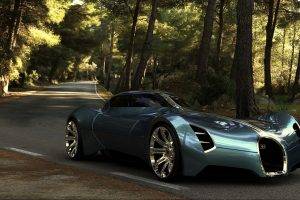 futuristic, Bugatti Concept