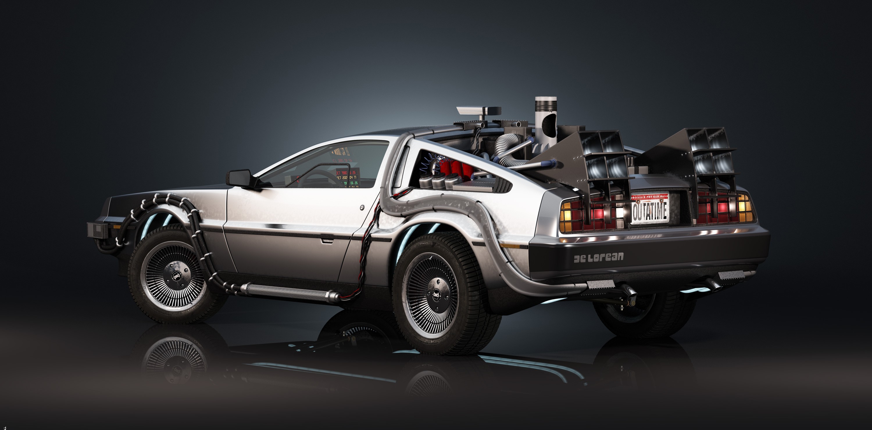 DeLorean, Back To The Future, Car Wallpaper