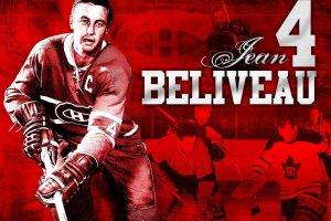 Jean Béliveau, Montreal Canadiens, Hockey Legends, Hockey
