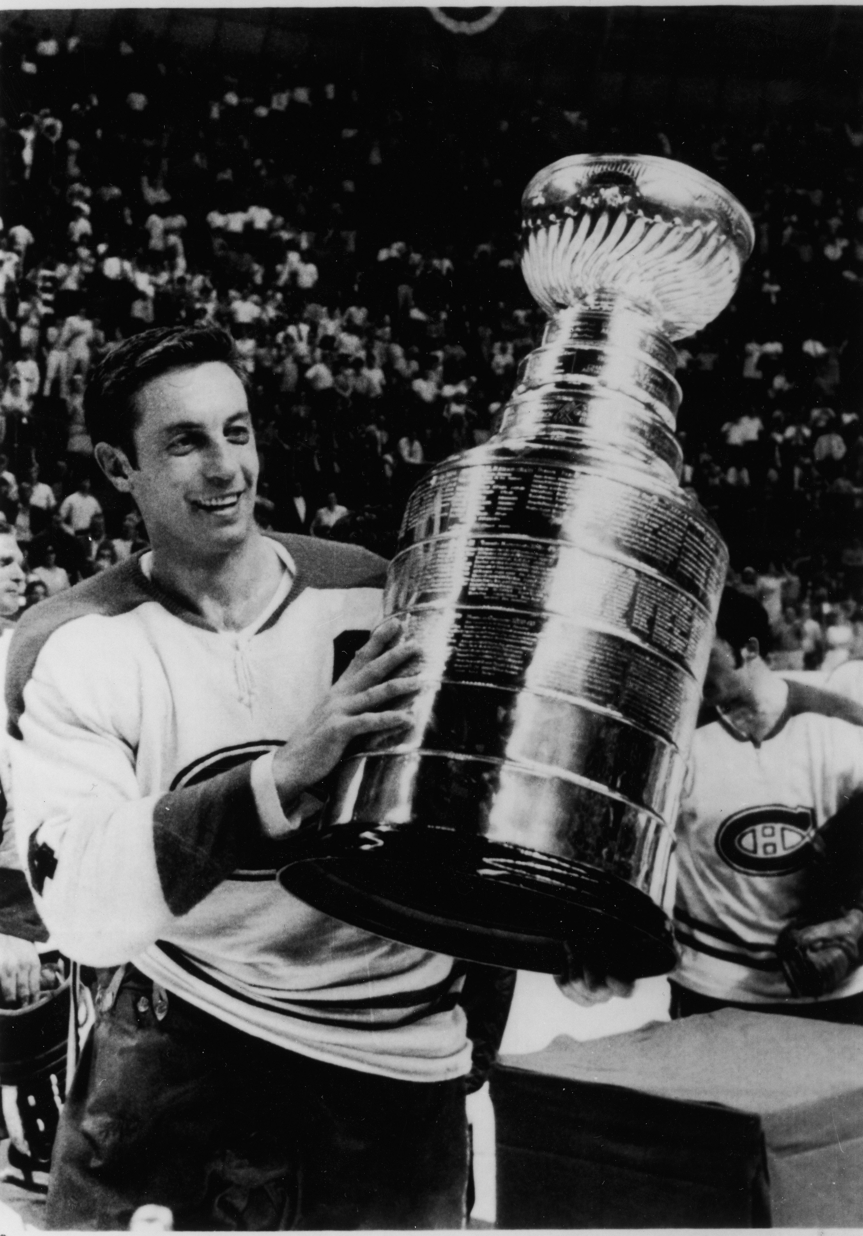 Jean Béliveau, Montreal Canadiens, Hockey Legends, Stanley Cup, Hockey, Monochrome Wallpaper