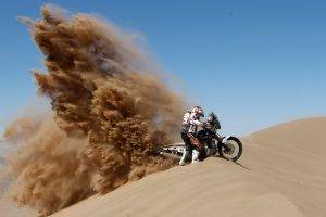 desert, Sand, Motorsports, Motorcycle