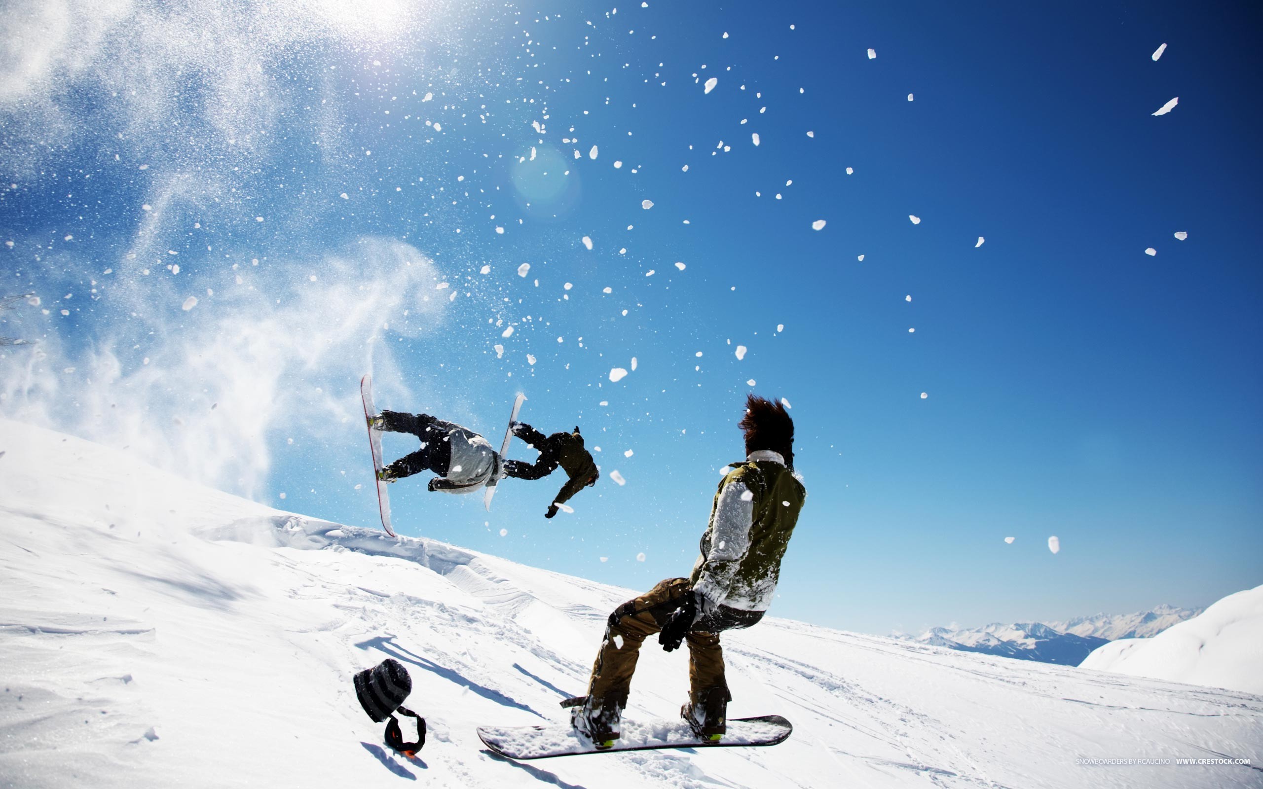 winter, Snow, Snowboards Wallpaper