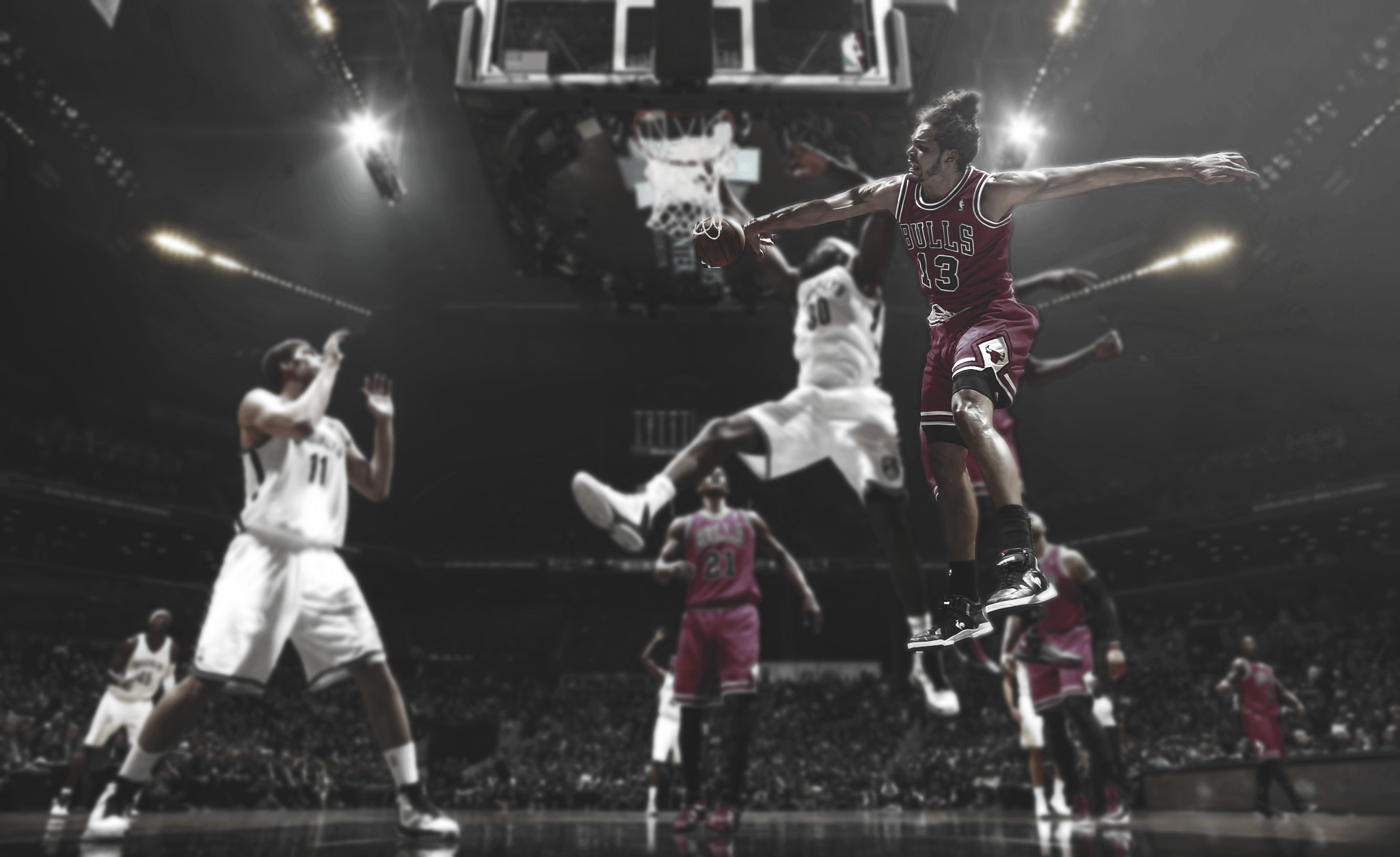 NBA, Sports, Edit, Baskets, Ball Wallpaper