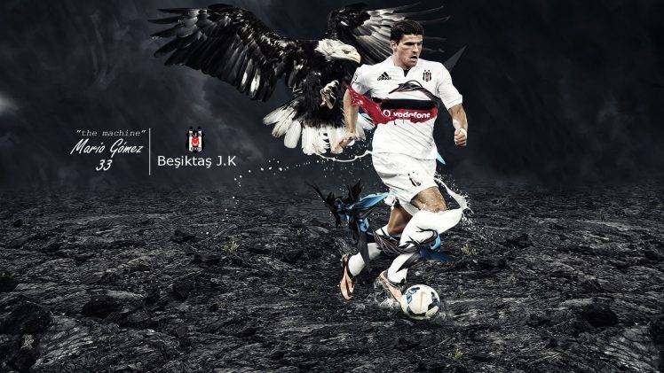 Mario Gomez, Footballers, Besiktas J.K., Eagle HD Wallpaper Desktop Background