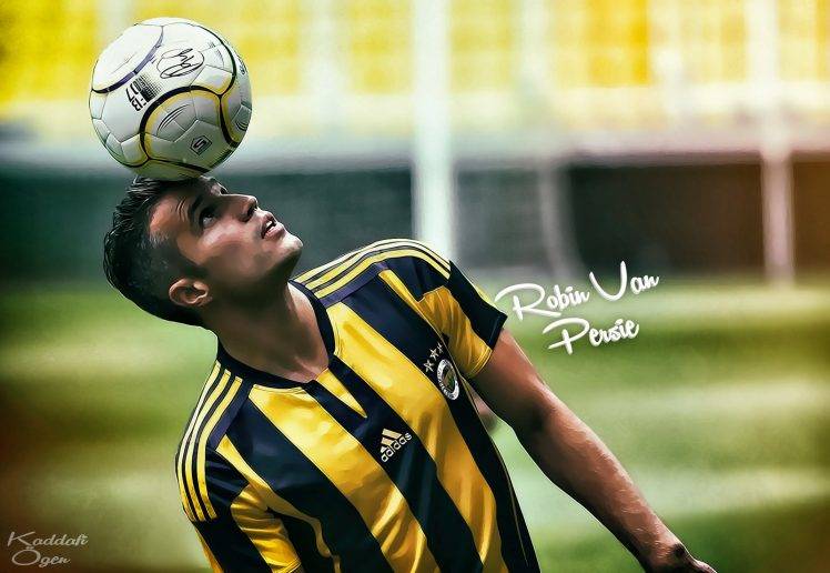 footballers, Robin Van Persie, Fenerbahçe, Turkey, Soccer HD Wallpaper Desktop Background