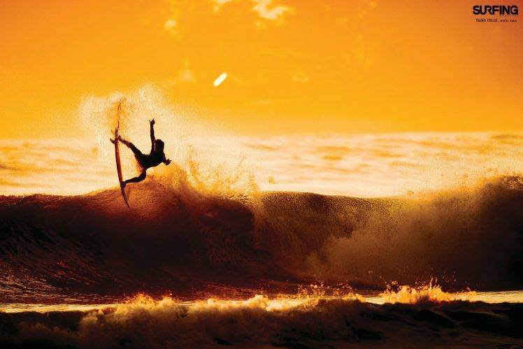 surfing, Waves, Sunrise HD Wallpaper Desktop Background
