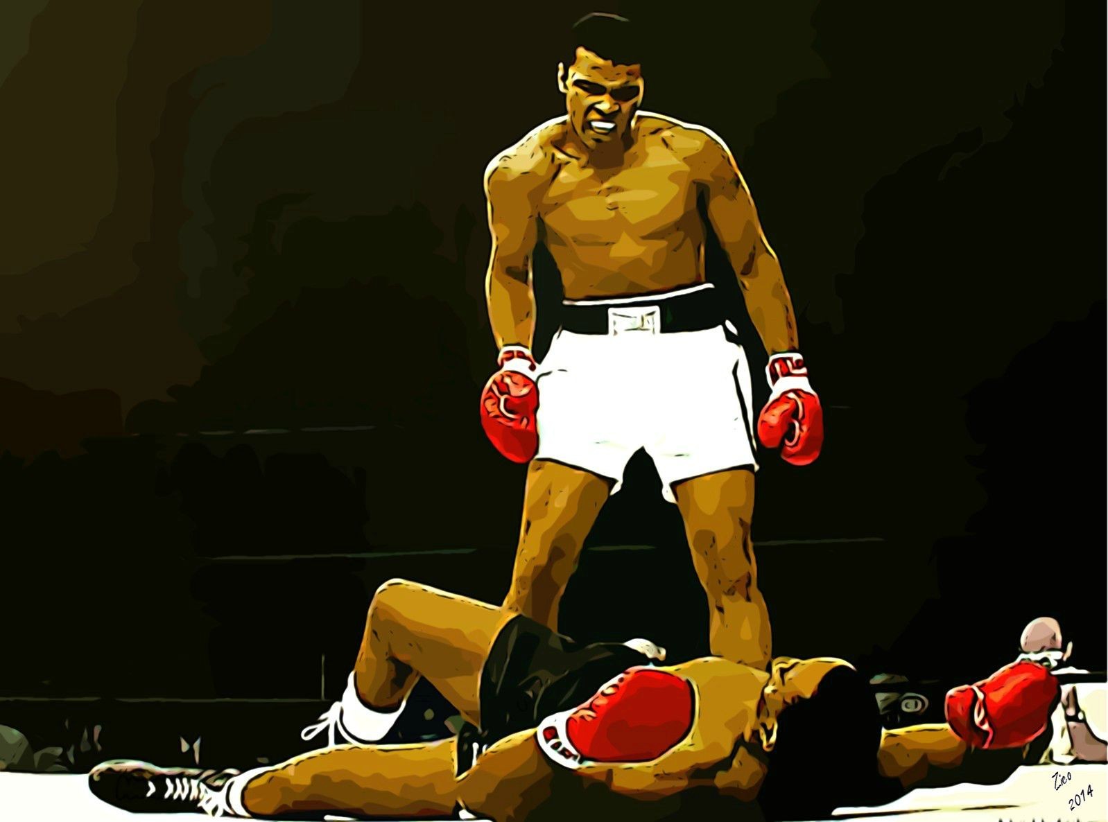 digital Art, Boxing, Sports, Men, Heroes, Muhammad Ali ...