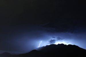 photography, Nature, Landscape, Mountain, Hill, Storm, Lightning