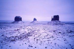 photography, Nature, Winter, Desert, Rock Formation, Landscape