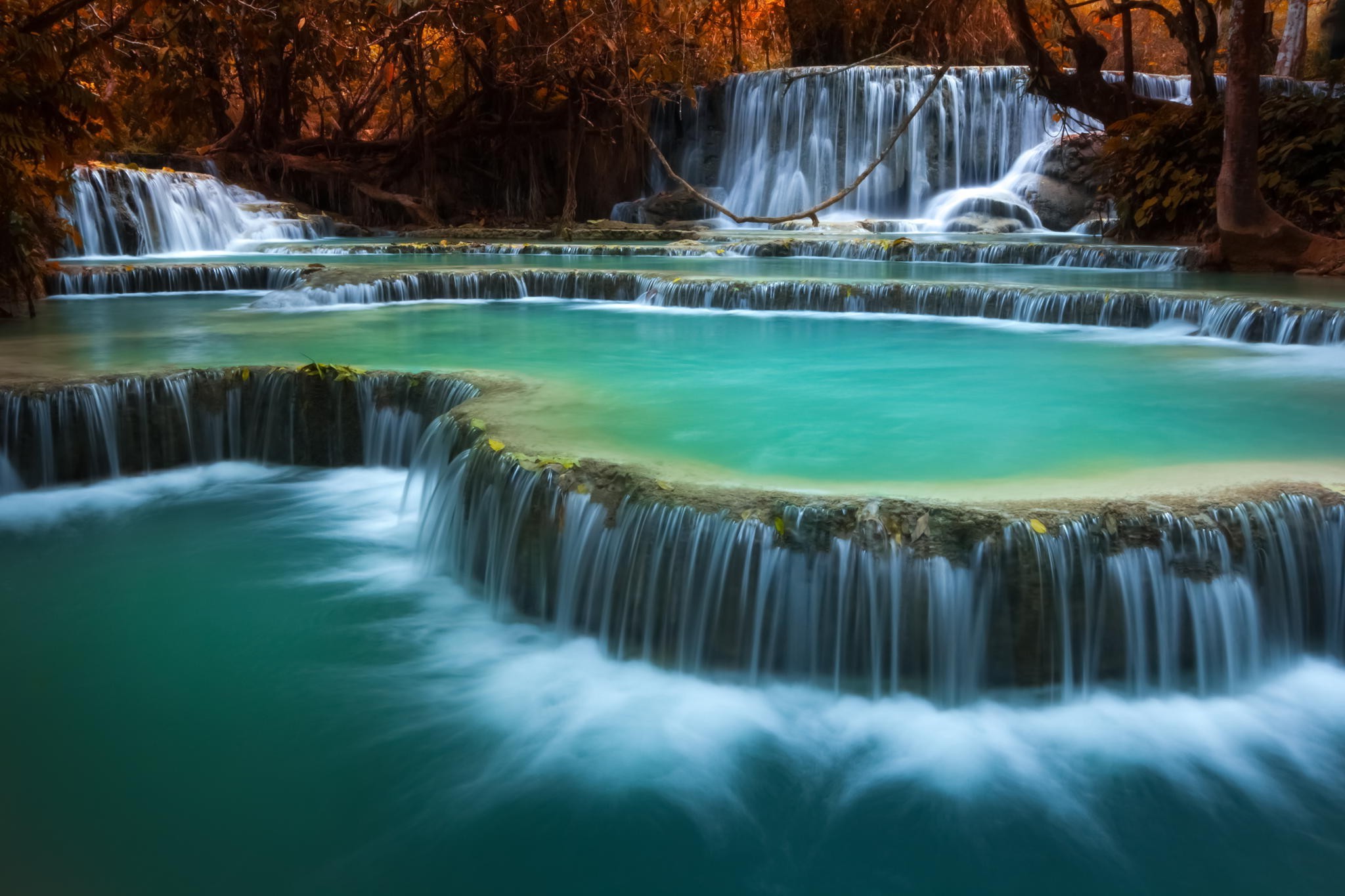 nature, Waterfall Wallpaper