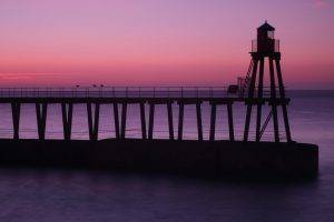 photography, Water, Sea, Nature, Pier, Dusk