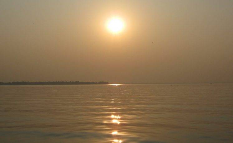 photography, Sunset, Landscape, Water, Lake, Sun HD Wallpaper Desktop Background