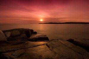 photography, Landscape, Water, Sea, Nature, Bay, Sunset, Rock Formation