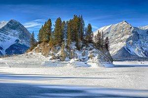 winter, Nature, Trees, Mountain, Landscape, Snow