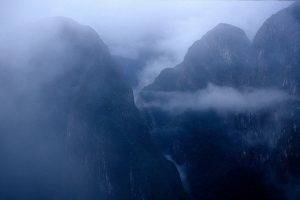 landscape, Nature, Mountain, Sunrise, Mist, Blue, Morning, Machu Picchu, Peru