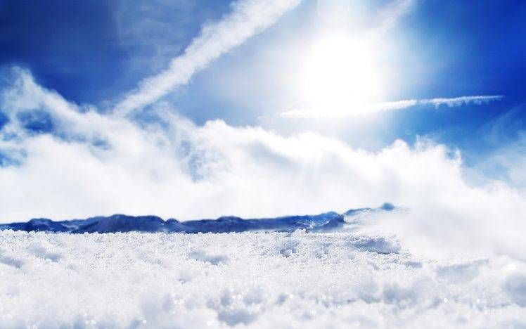 macro, Winter, Landscape, Snow HD Wallpaper Desktop Background