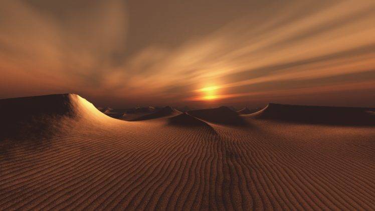 landscape, Desert, Sand, Nature HD Wallpaper Desktop Background