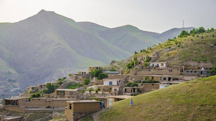 Afghanistan, Badakhshan, Nature, Landscape, Green, House, Stone House HD Wallpaper Desktop Background