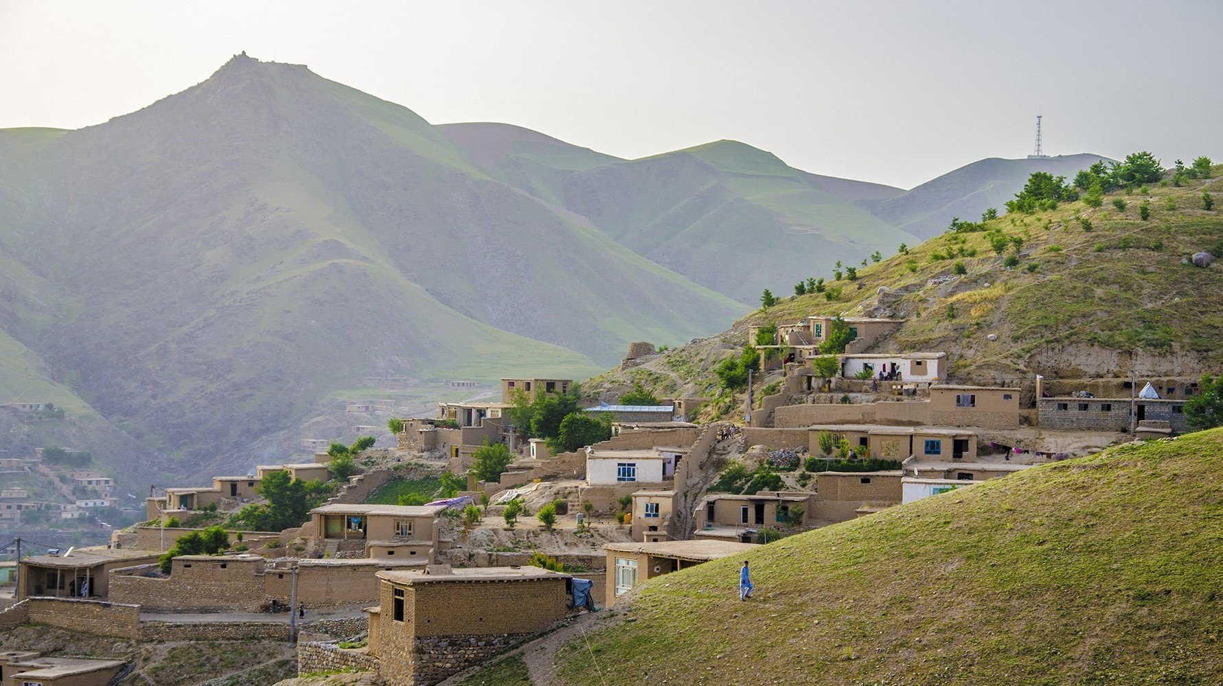 Afghanistan, Badakhshan, Nature, Landscape, Green, House, Stone House Wallpaper