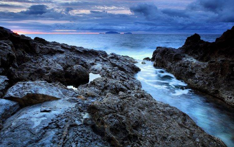 photography, Water, Sea, Landscape, Coast, Rock Formation HD Wallpaper Desktop Background