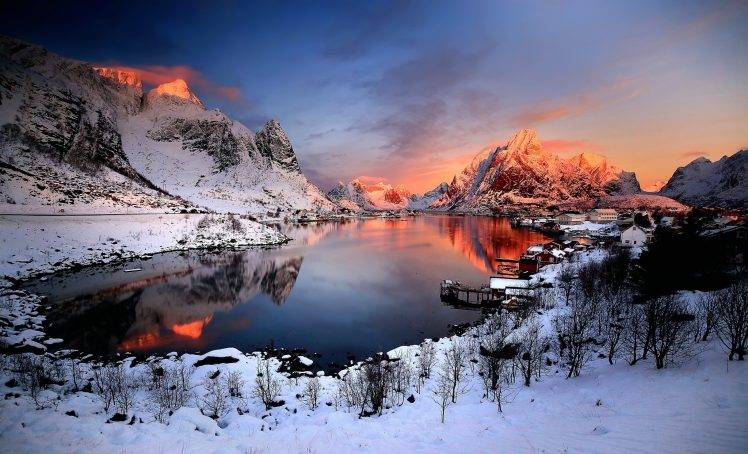 Norway, Winter, Nature, Landscape HD Wallpaper Desktop Background
