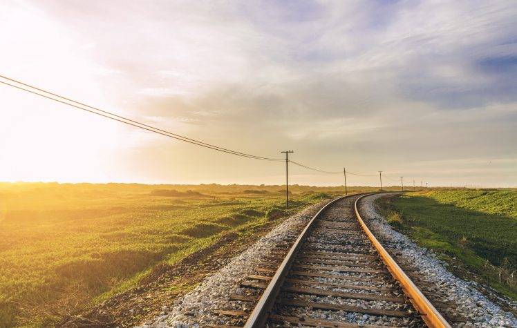 landscape, Railway HD Wallpaper Desktop Background