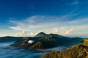 photography, Nature, Landscape, Sea, Water, Volcano, Indonesia