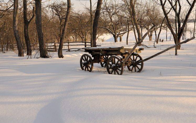 winter, Landscape, Snow, Trees HD Wallpaper Desktop Background