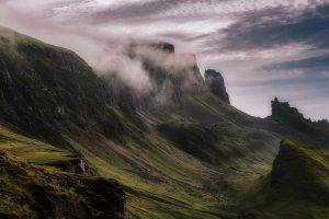 nature, Landscape, Mountains, Cliff, Clouds, Daylight, Scotland