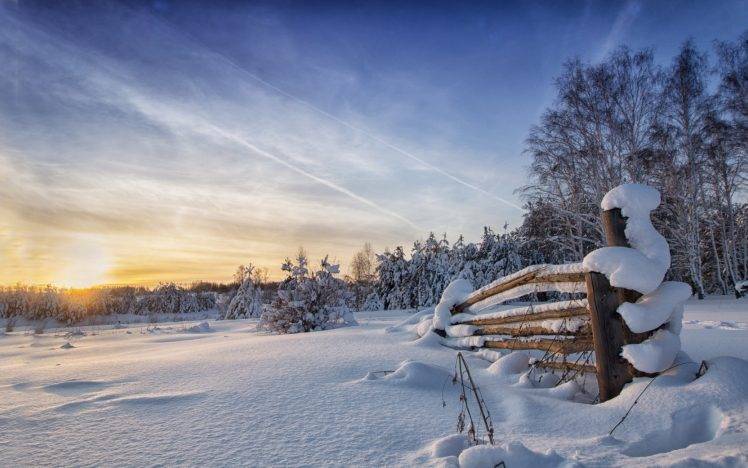 winter, Landscape, Snow, Nature HD Wallpaper Desktop Background