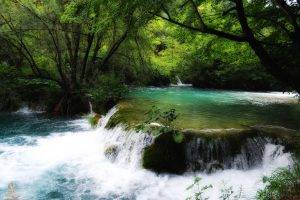 Croatia, Waterfall, Water, River, Nature, Plitvice National Park