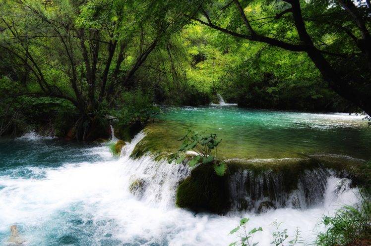 Croatia, Waterfall, Water, River, Nature, Plitvice National Park HD Wallpaper Desktop Background