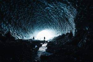 nature, Cave, Cave in, Ice