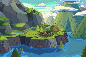 Adventure Time, Town, Landscape