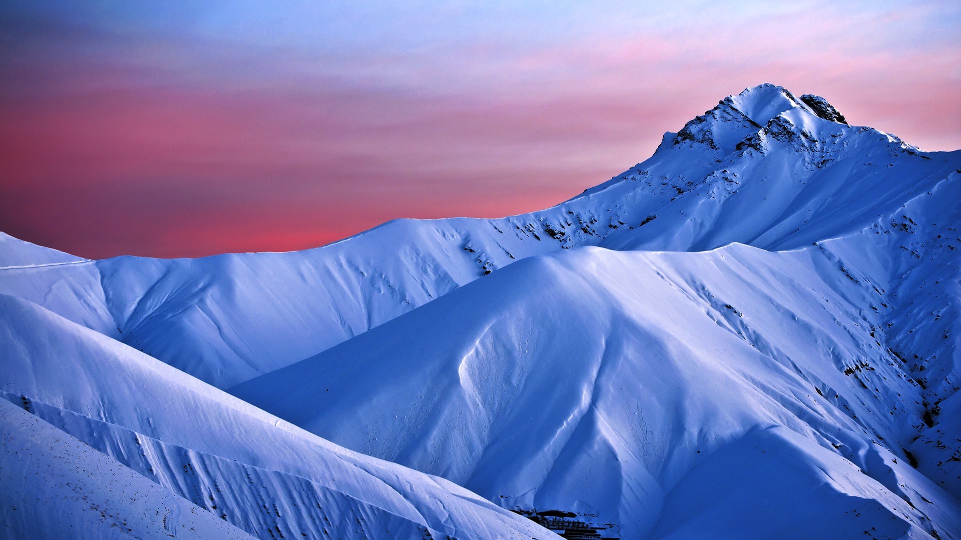 ice, Snow, Mountains, Nature, Landscape Wallpaper